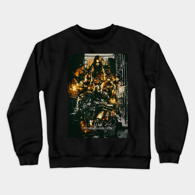 F.E.A.R First Encounter Assault Recon Crewneck Sweatshirt by syanart